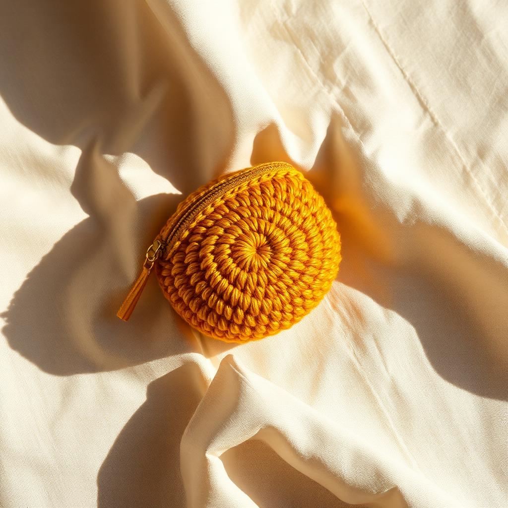 Saffron Coin Pouch